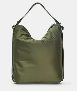 Outlet Mandarina Duck MD20 BALLOON Shoulder Bag MilitaryGreen