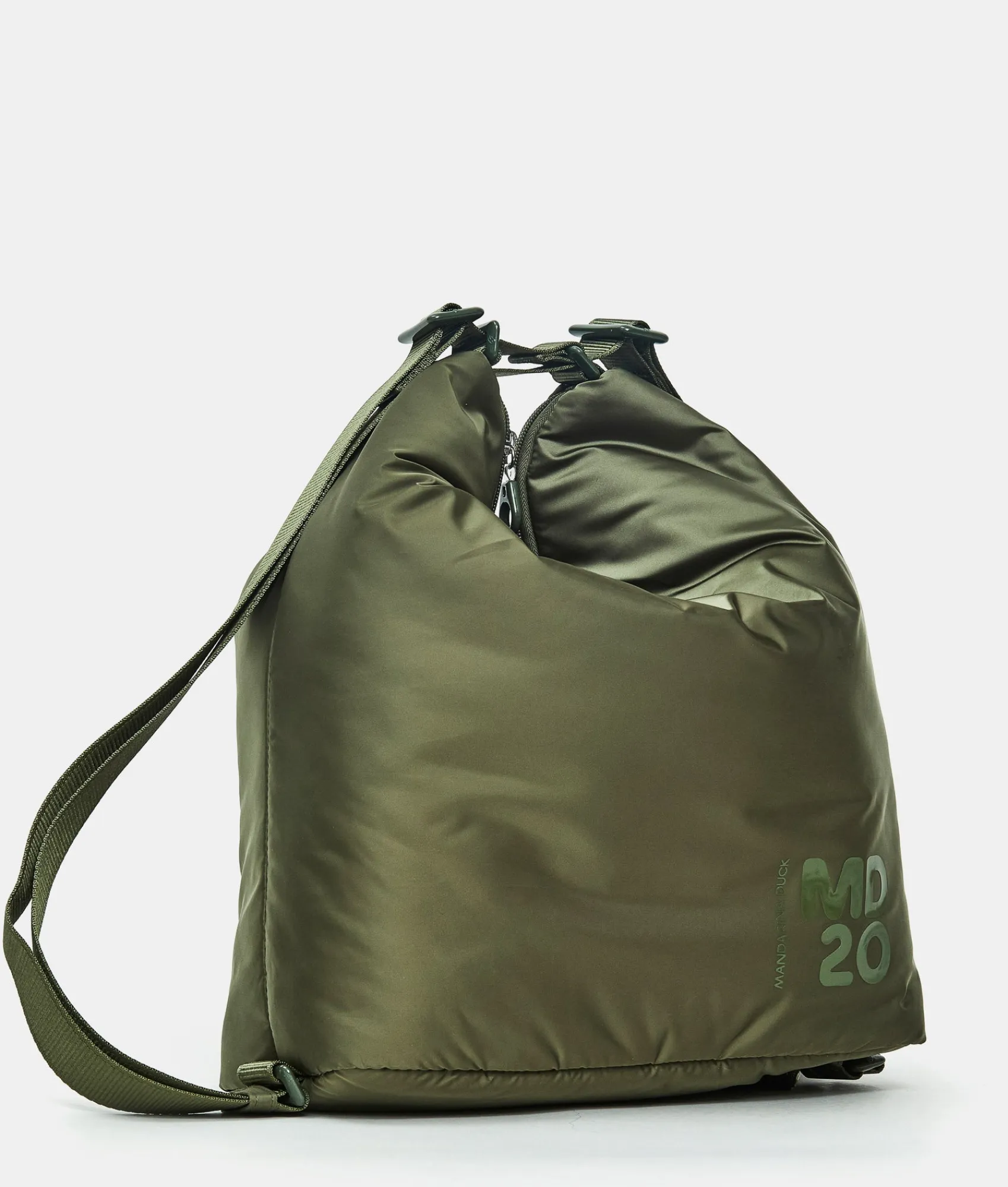 Outlet Mandarina Duck MD20 BALLOON Shoulder Bag MilitaryGreen