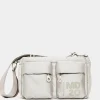 Best Mandarina Duck MD20 BALLOON Shoulder Bag With Pockets SageGray
