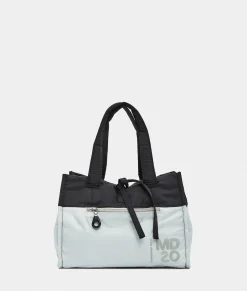 New Mandarina Duck MD20 BALLOON Small Reversible Nylon Tote Black