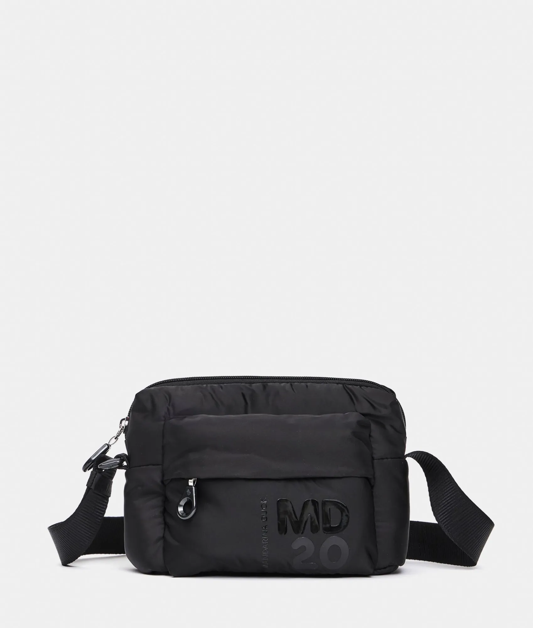 Outlet Mandarina Duck MD20 BALLOON Small Shoulder Bag With Pocket Black