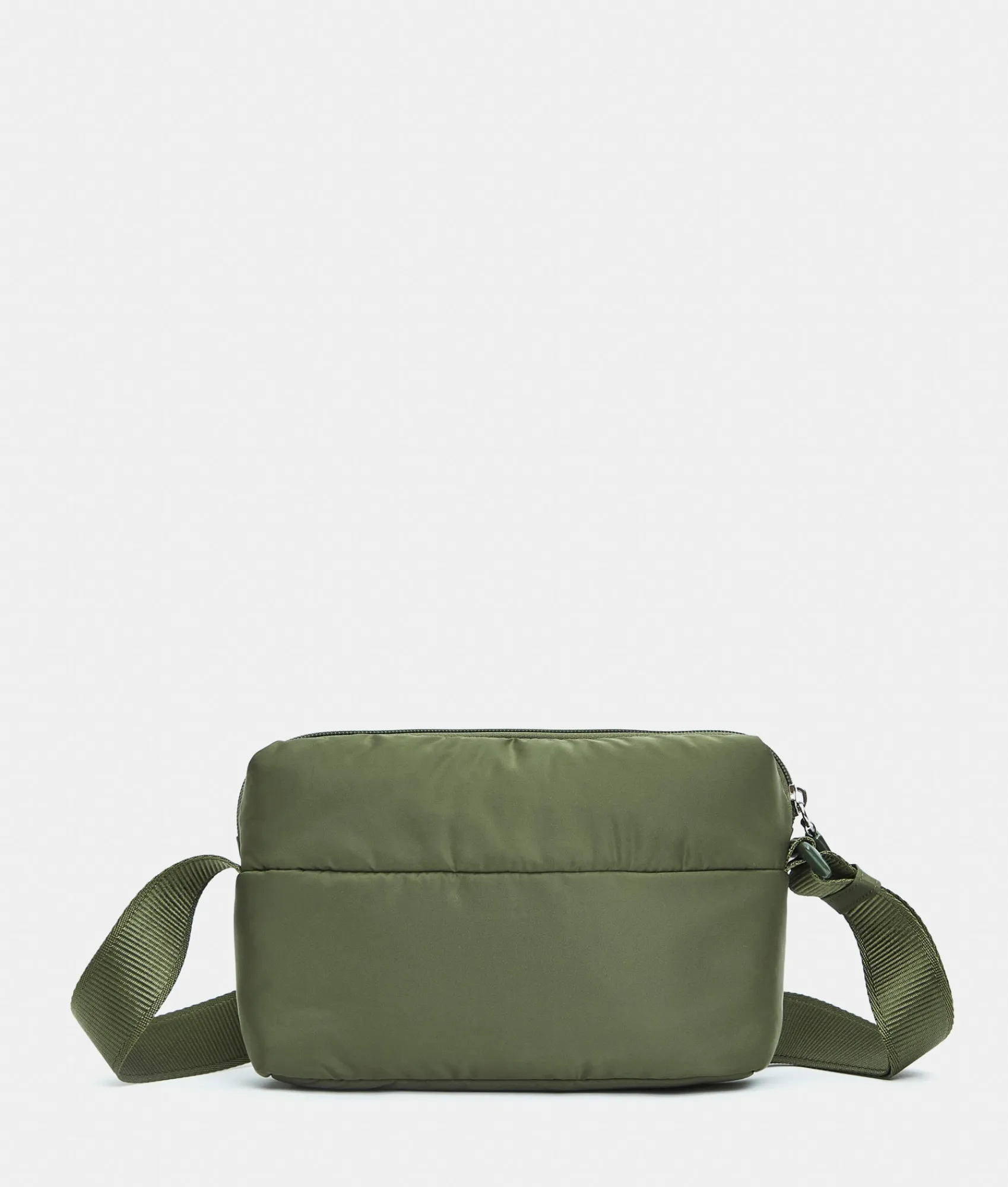 Outlet Mandarina Duck MD20 BALLOON Small Shoulder Bag With Pocket MilitaryGreen