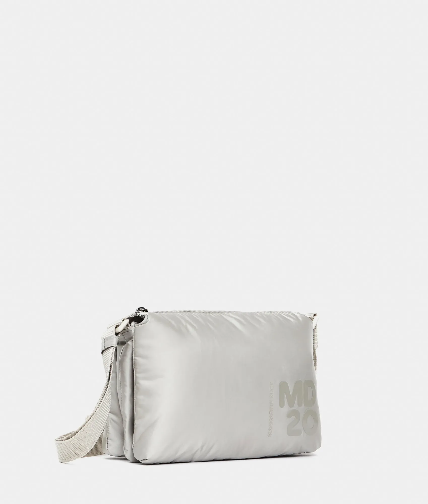 Best Mandarina Duck MD20 BALLOON Small Three-Pouch Shoulder Bag SageGray