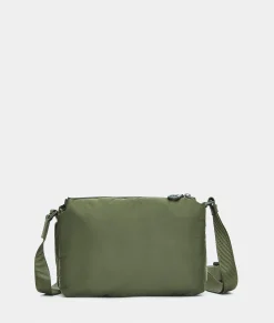 Online Mandarina Duck MD20 BALLOON Small Three-Pouch Shoulder Bag MilitaryGreen
