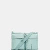Discount Mandarina Duck MD20 Double Pocket Flat Crossbody Bag IcebergGreen