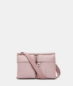 Online Mandarina Duck MD20 Double Pocket Flat Crossbody Bag Rose