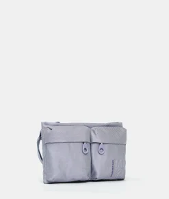 Hot Mandarina Duck MD20 Double Pocket Flat Crossbody Bag Lavander