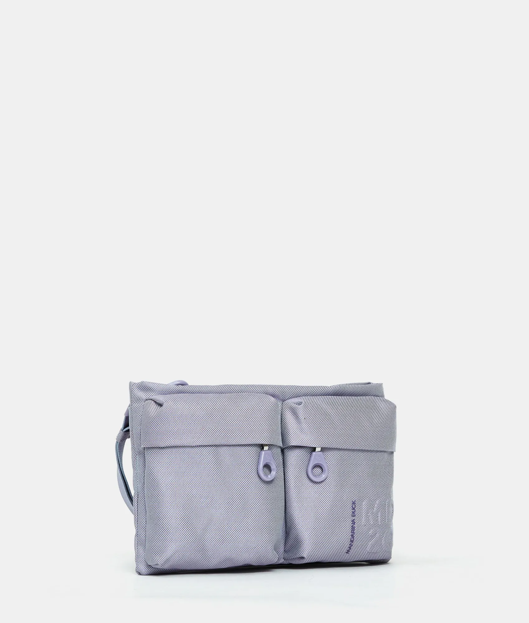 Hot Mandarina Duck MD20 Double Pocket Flat Crossbody Bag Lavander