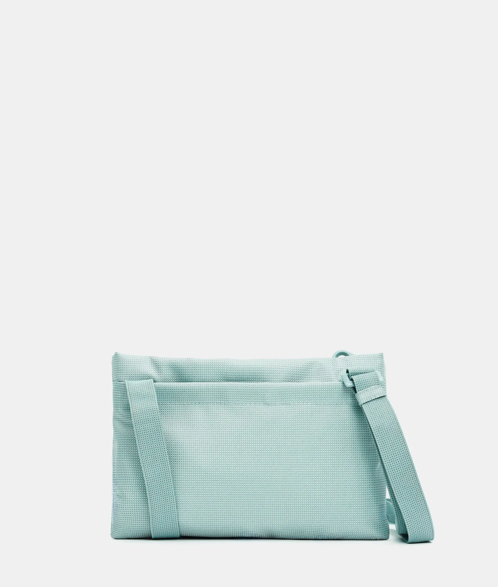 Discount Mandarina Duck MD20 Double Pocket Flat Crossbody Bag IcebergGreen