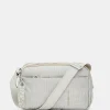 Online Mandarina Duck MD20 Expandable Double Zip Crossbody Bag WhitecapGrey