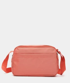 Discount Mandarina Duck MD20 Expandable Double Zip Crossbody Bag Tangerine
