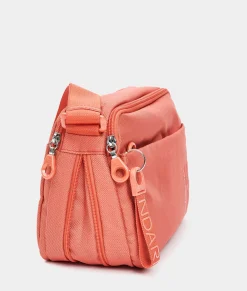 Discount Mandarina Duck MD20 Expandable Double Zip Crossbody Bag Tangerine