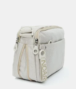 Online Mandarina Duck MD20 Expandable Double Zip Crossbody Bag WhitecapGrey