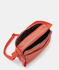 Discount Mandarina Duck MD20 Expandable Double Zip Crossbody Bag Tangerine