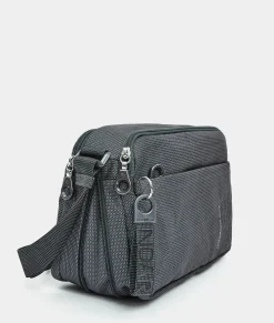 Sale Mandarina Duck MD20 Expandable Double Zip Crossbody Bag Steel