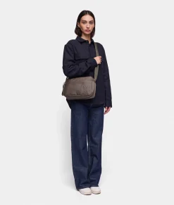 Online Mandarina Duck MD20 Expandable Double Zip Crossbody Bag Pirite