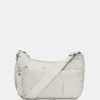 New Mandarina Duck MD20 Horizontal Hobo WhitecapGrey