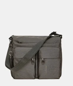 Best Mandarina Duck MD20 Large .Expandable Crossbody Bag Pirite