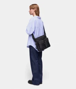 Sale Mandarina Duck MD20 Large .Expandable Crossbody Bag Black