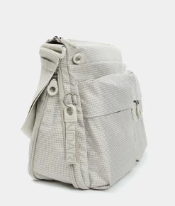 Clearance Mandarina Duck MD20 Large .Expandable Crossbody Bag WhitecapGrey