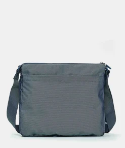 Discount Mandarina Duck MD20 Large .Expandable Crossbody Bag BlueWing
