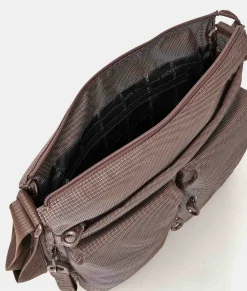 Hot Mandarina Duck MD20 Large .Expandable Crossbody Bag Taupe