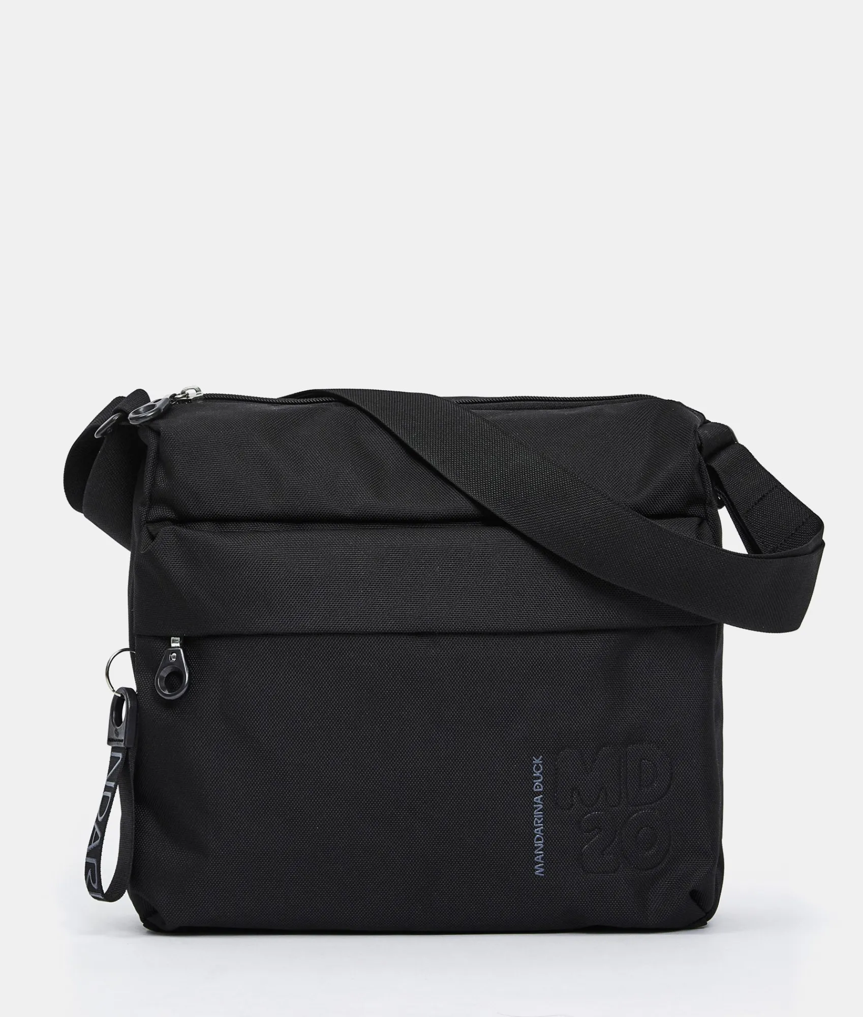 Sale Mandarina Duck MD20 Medium Crossbody Bag 2 Pockets Black