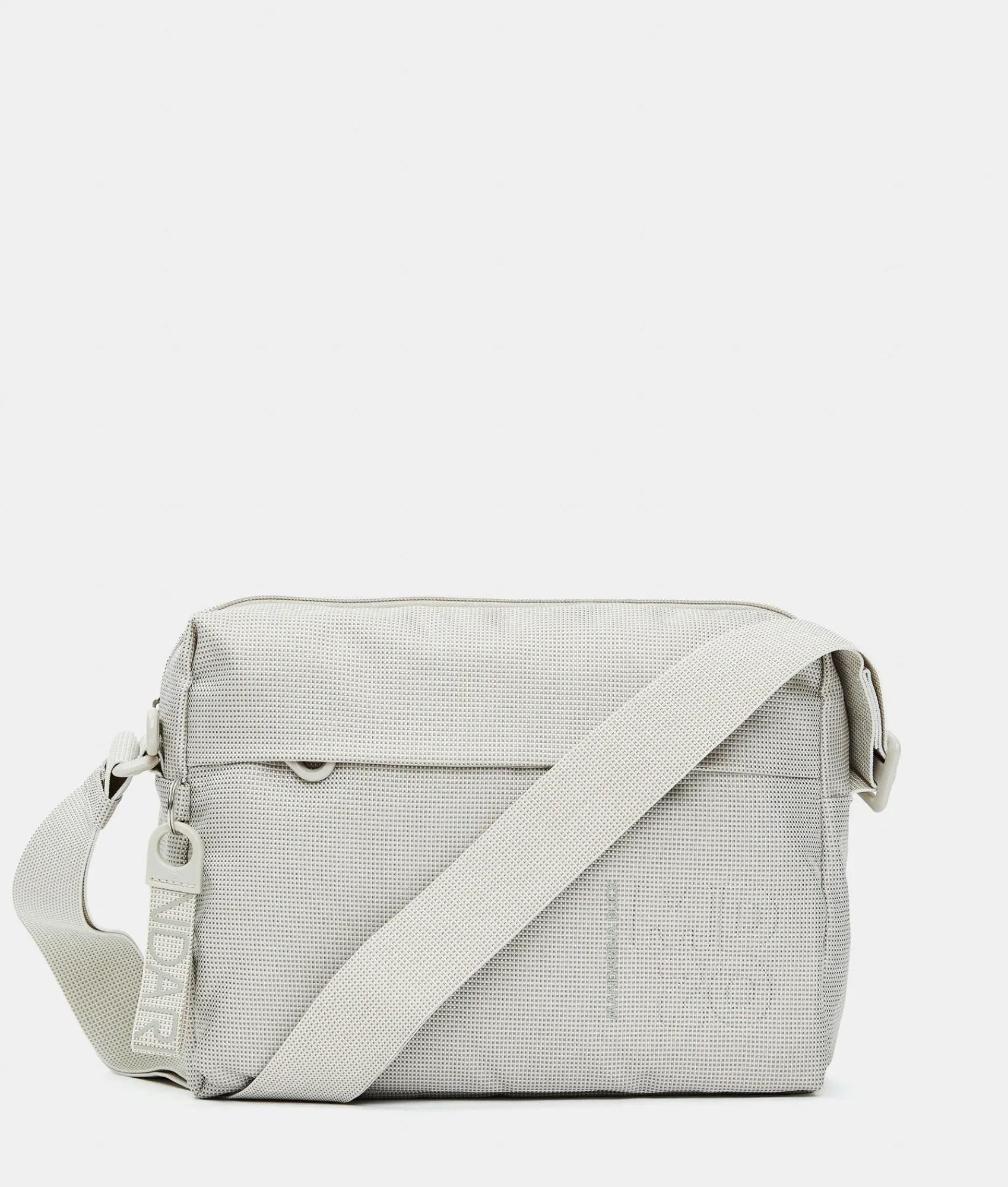 New Mandarina Duck MD20 Medium Crossbody Bag 1 Pocket WhitecapGrey
