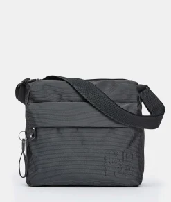 Hot Mandarina Duck MD20 Medium Crossbody Bag 2 Pockets Steel