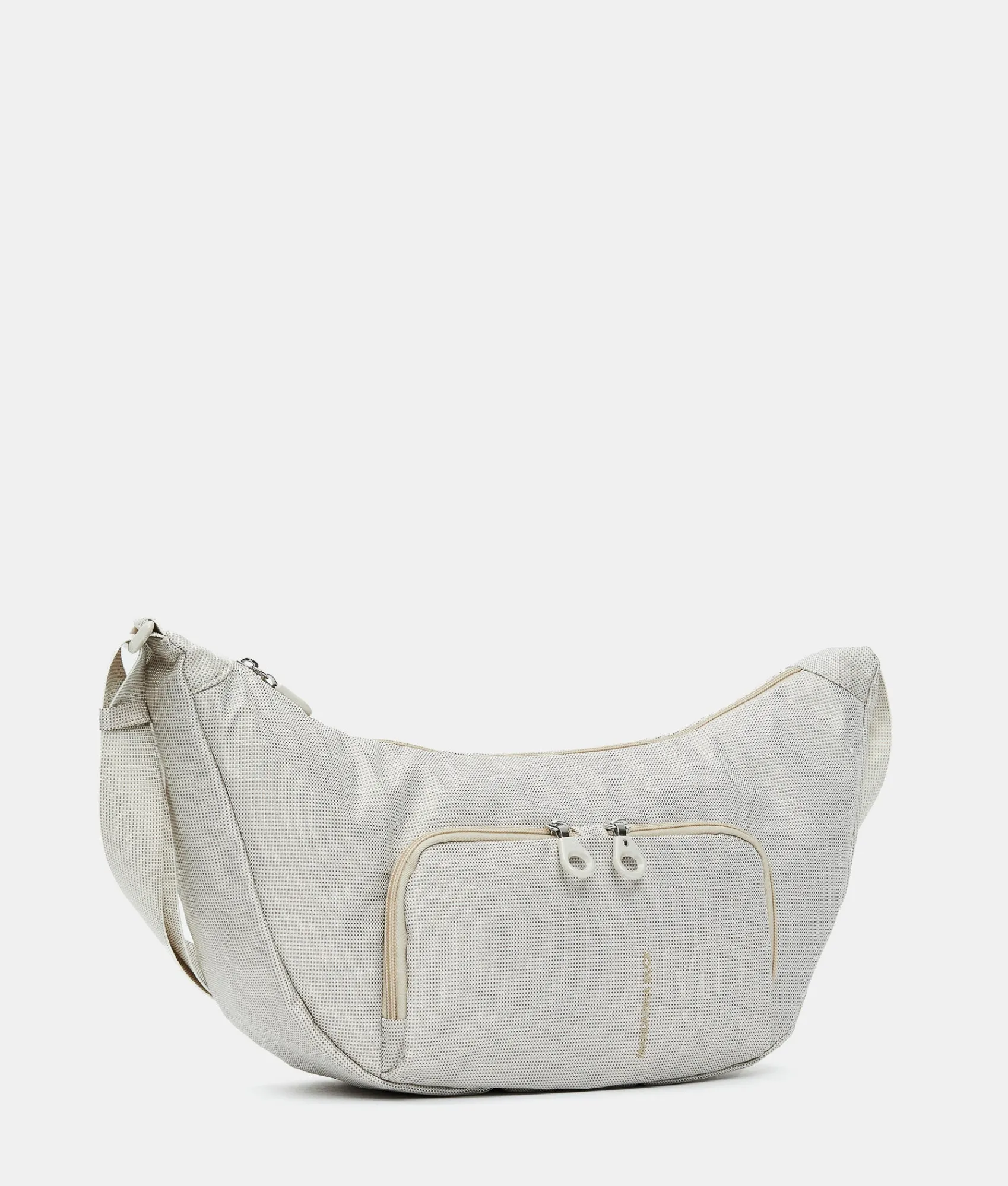 New Mandarina Duck MD20 Medium Hobo WhitecapGrey