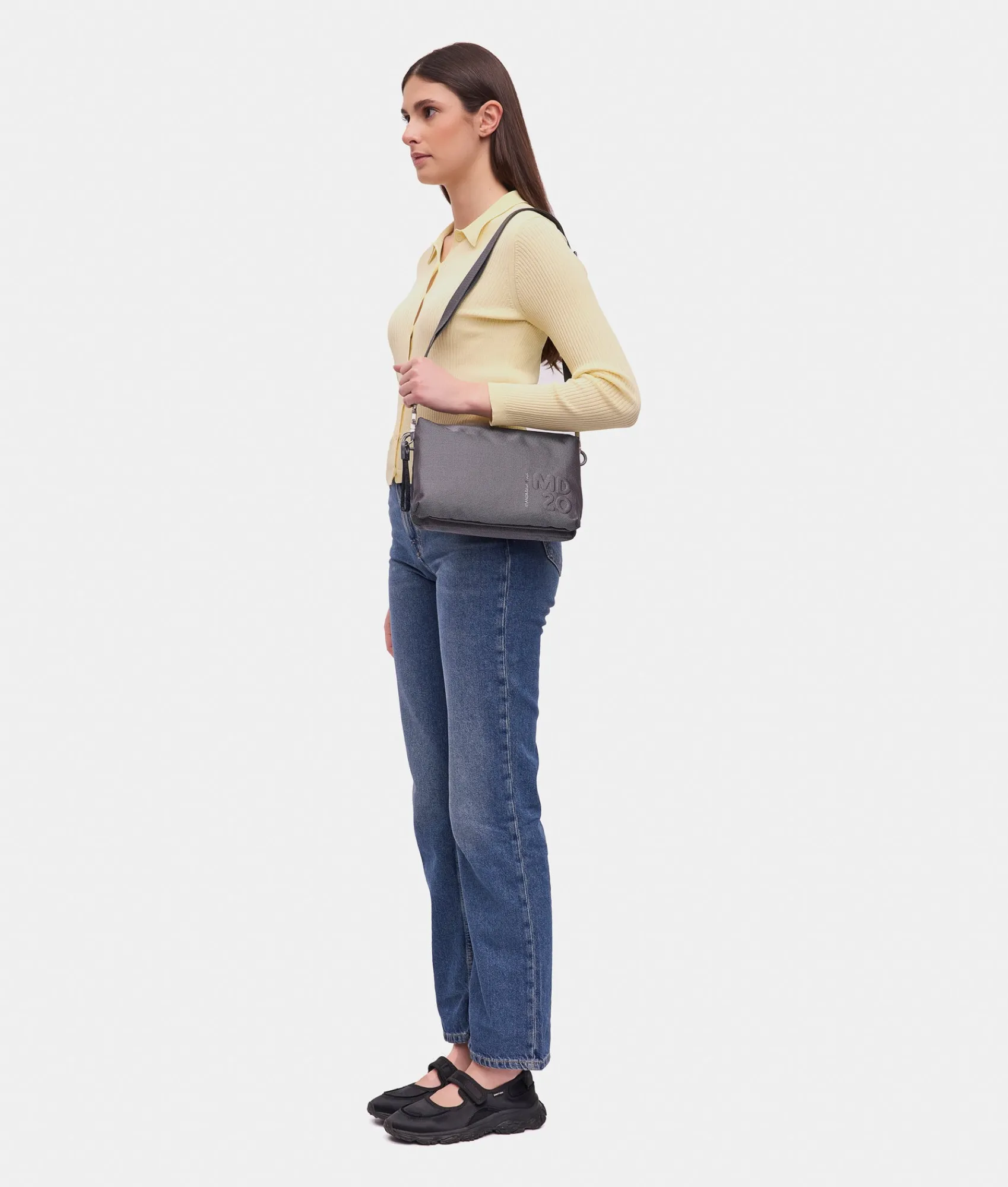 Outlet Mandarina Duck MD20 Medium Multi-Pochette Steel
