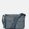 Sale Mandarina Duck MD20 Multipockets Crossbody Bag BlueWing