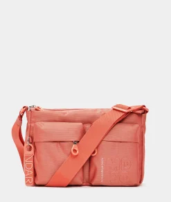 Clearance Mandarina Duck MD20 Multipockets Crossbody Bag Tangerine
