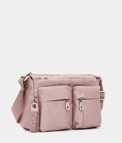 New Mandarina Duck MD20 Multipockets Crossbody Bag Rose
