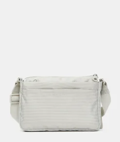 Outlet Mandarina Duck MD20 Multipockets Crossbody Bag WhitecapGrey