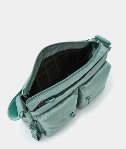 Online Mandarina Duck MD20 Multipockets Crossbody Bag IcebergGreen