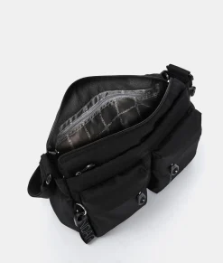 Sale Mandarina Duck MD20 Multipockets Crossbody Bag Black