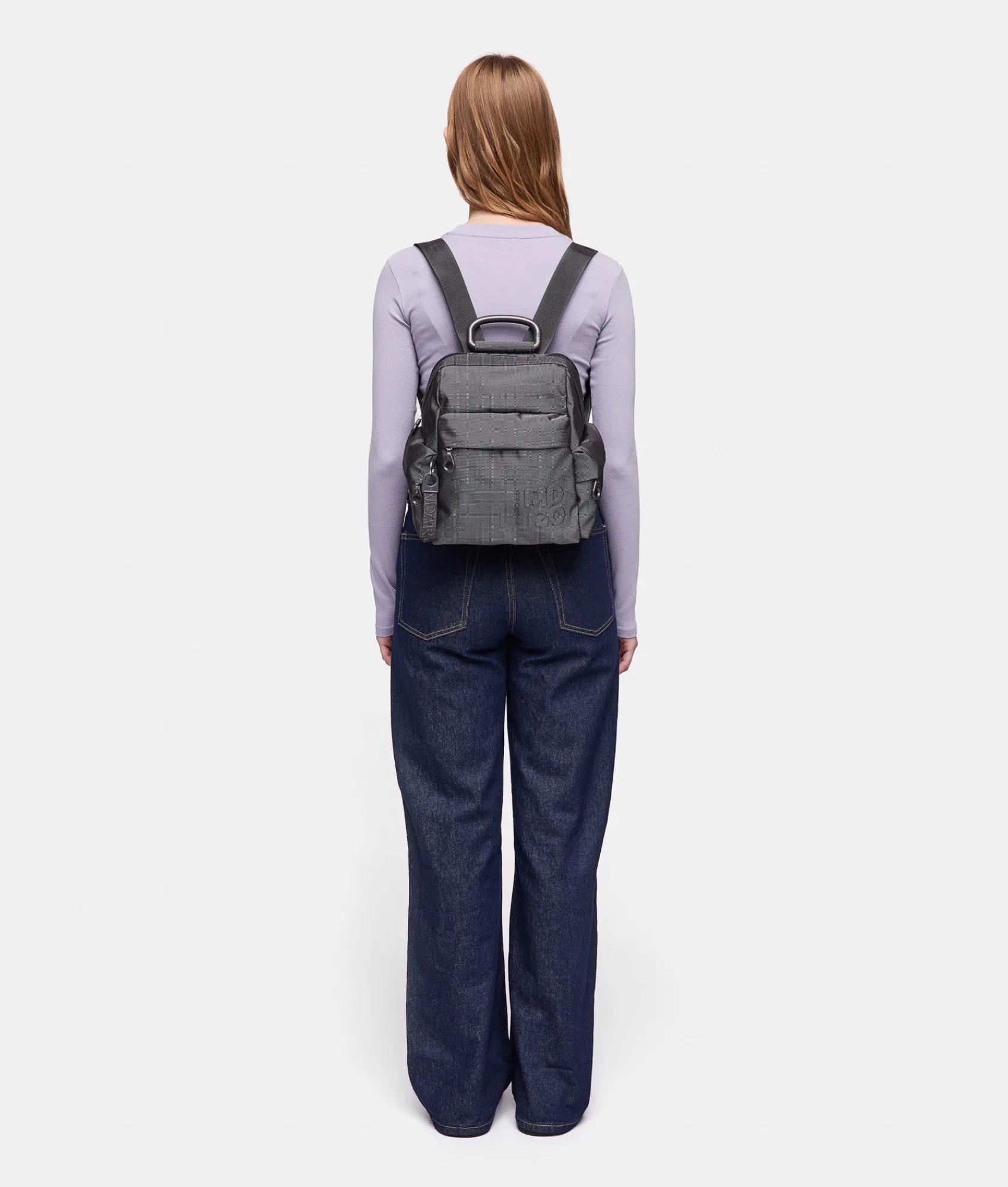 Fashion Mandarina Duck MD20 Small Backpack Steel