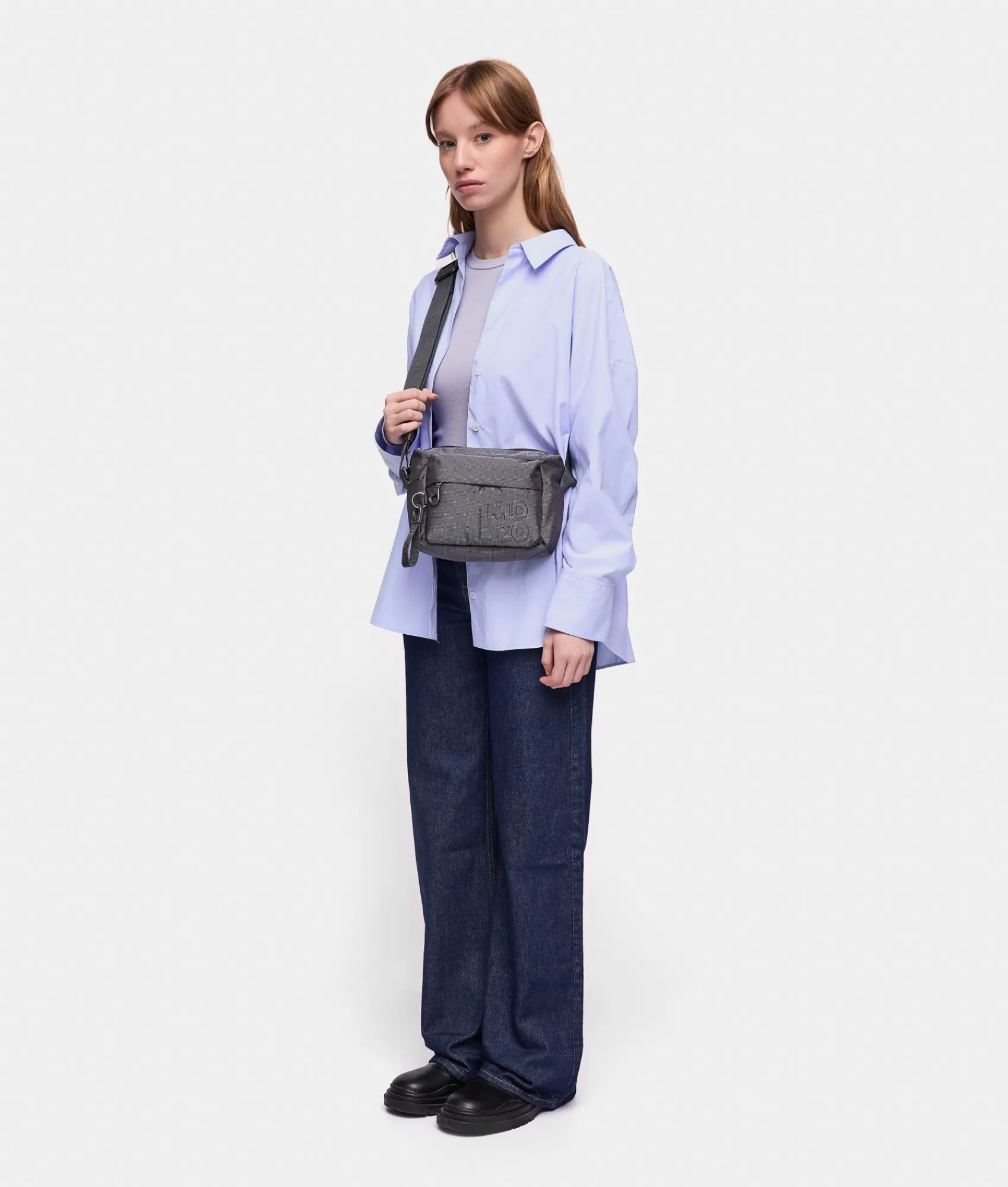 Discount Mandarina Duck MD20 Small Crossbody Bag Steel