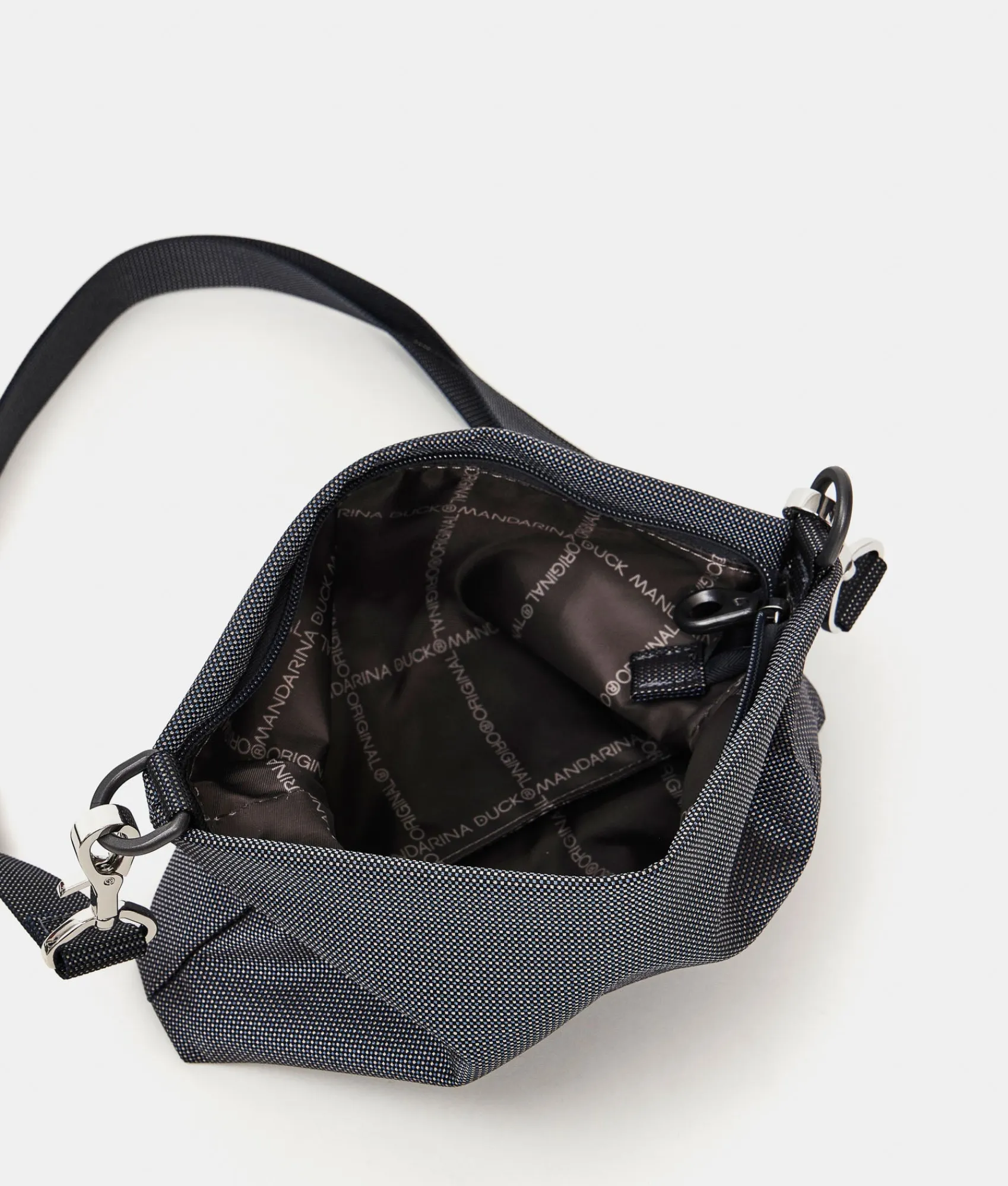 Clearance Mandarina Duck MD20 Small Crossbody Bag Steel