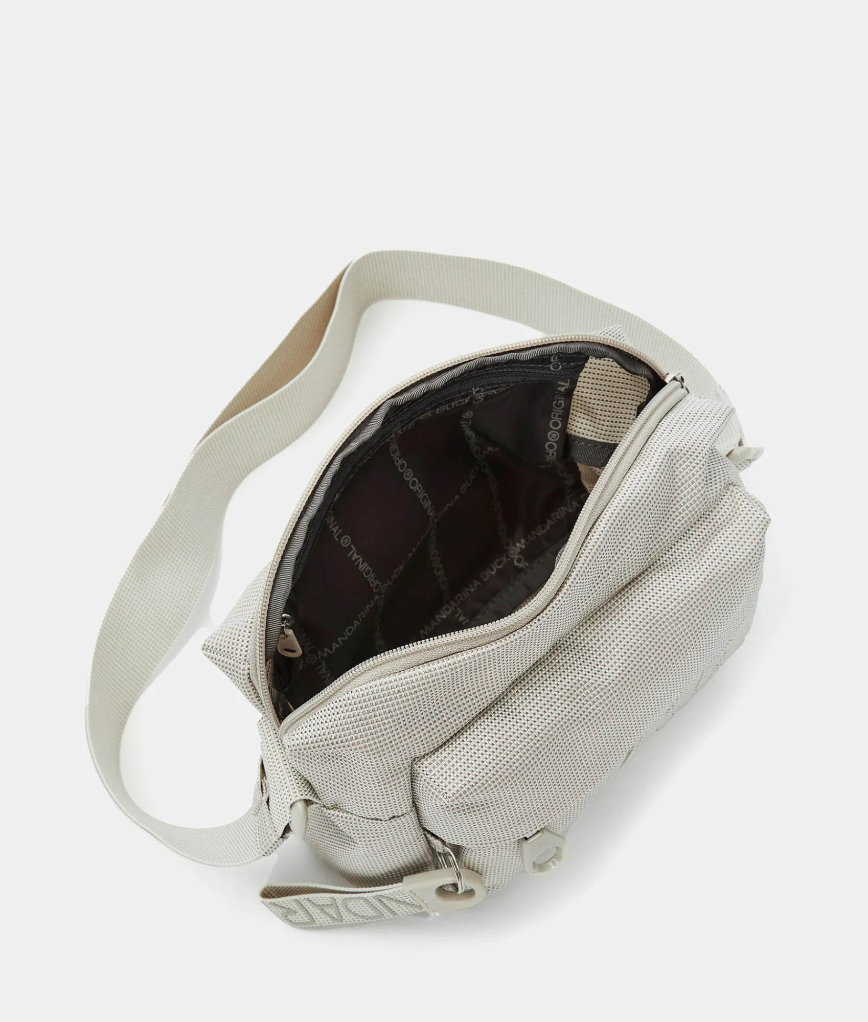 Clearance Mandarina Duck MD20 Small Crossbody Bag WhitecapGrey