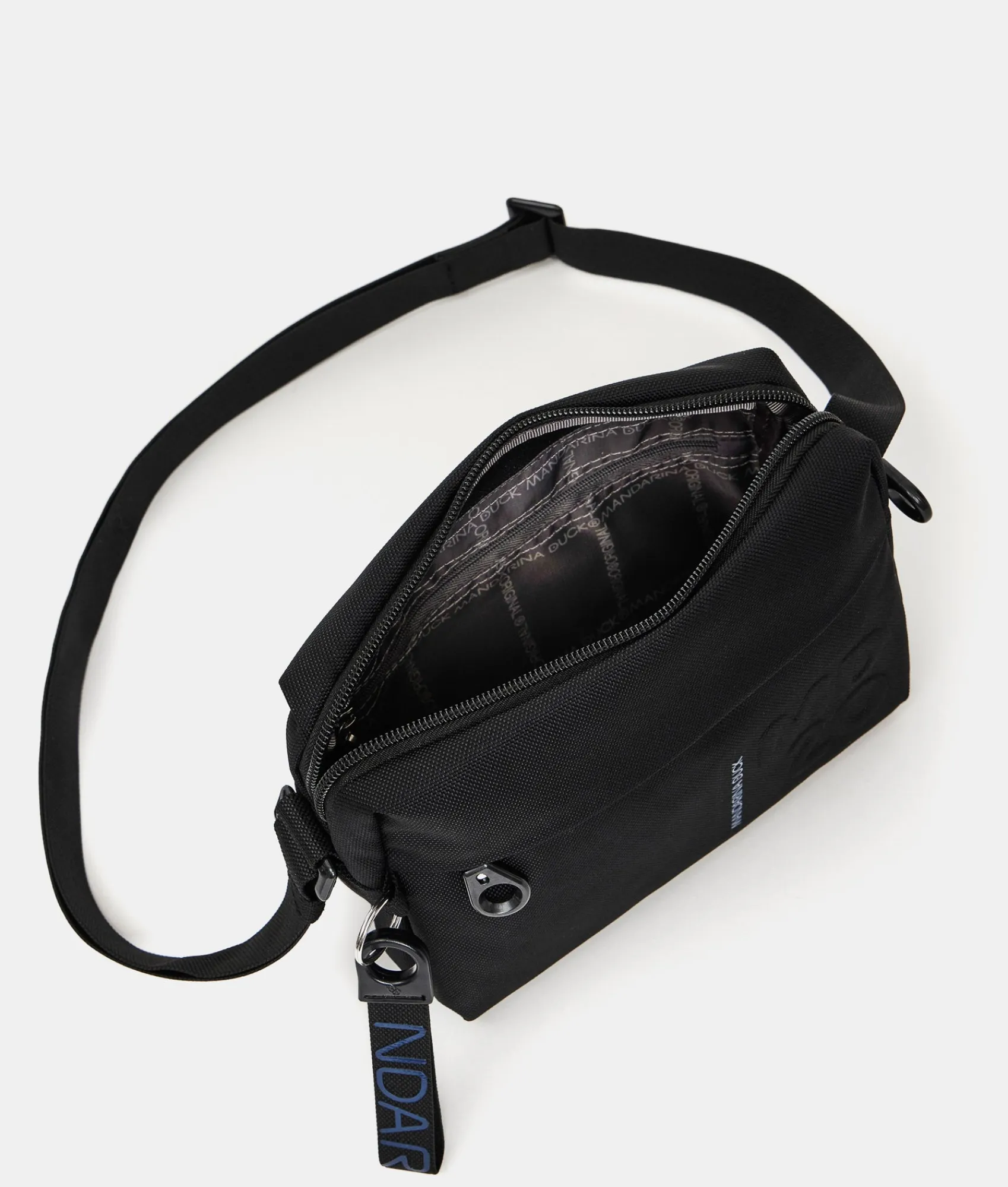 New Mandarina Duck MD20 Small Crossbody Bag Black