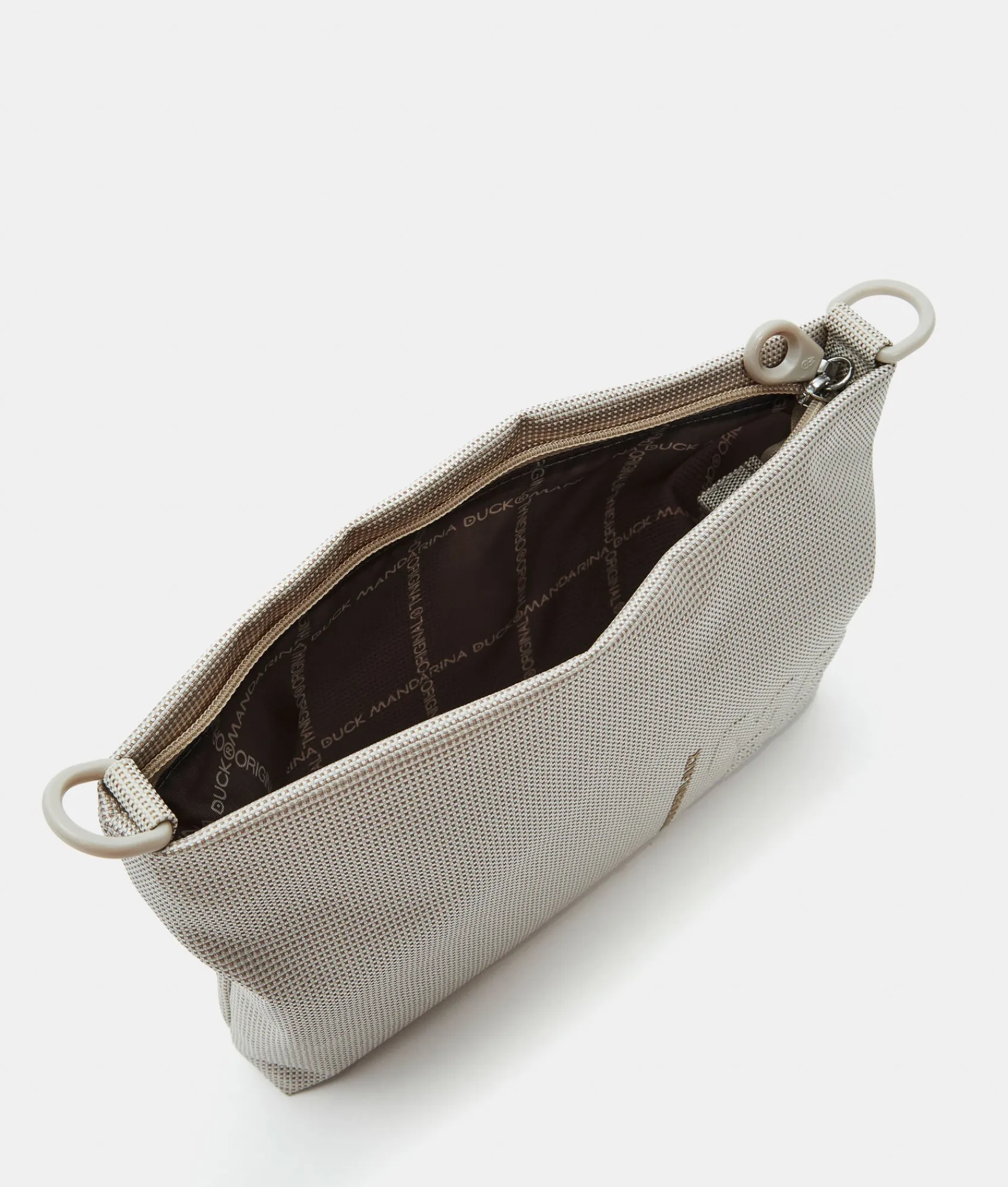 New Mandarina Duck MD20 Small Crossbody Bag WhitecapGrey