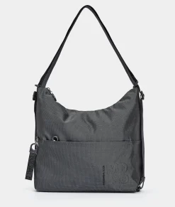 Fashion Mandarina Duck MD20 Small Shoulder Bag Steel