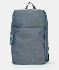 Sale Mandarina Duck MD20 Travel Backpack With Padded Shoulder Straps BlueWing
