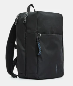Clearance Mandarina Duck MD20 Travel Backpack With Padded Shoulder Straps Black