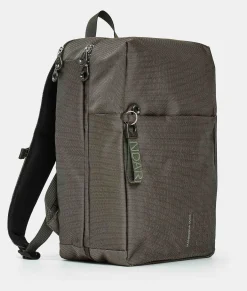 Outlet Mandarina Duck MD20 Travel Backpack With Padded Shoulder Straps Pirite