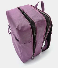 Outlet Mandarina Duck MD20 Travel Backpack With Padded Shoulder Straps Orchid