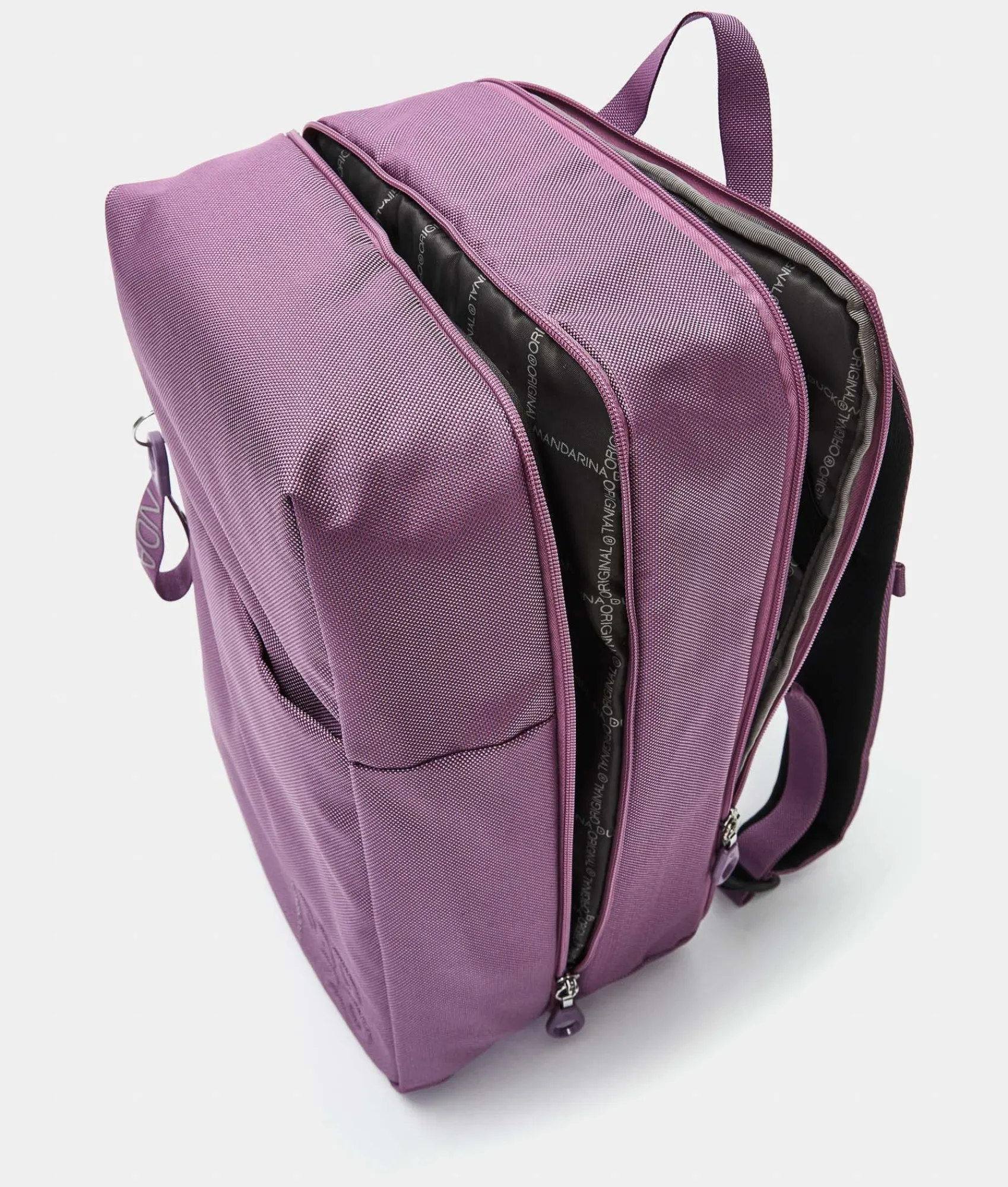 Outlet Mandarina Duck MD20 Travel Backpack With Padded Shoulder Straps Orchid