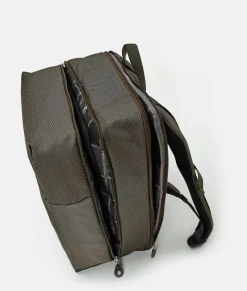 Outlet Mandarina Duck MD20 Travel Backpack With Padded Shoulder Straps Pirite